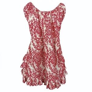 Paper Wings Floral Ruffle Dress Organic Cotton